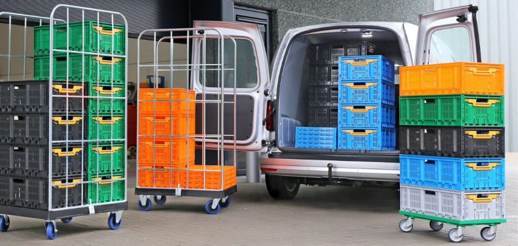 Klapkratten, vouwkratten en boodschappenkratjes