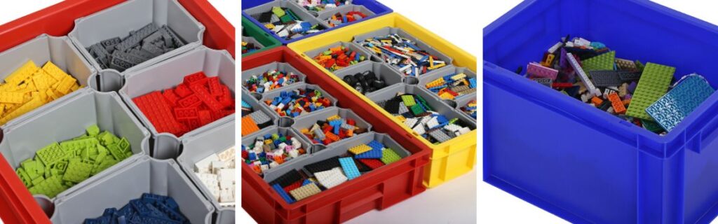 Onze stapelbakken als LEGO opbergbox?