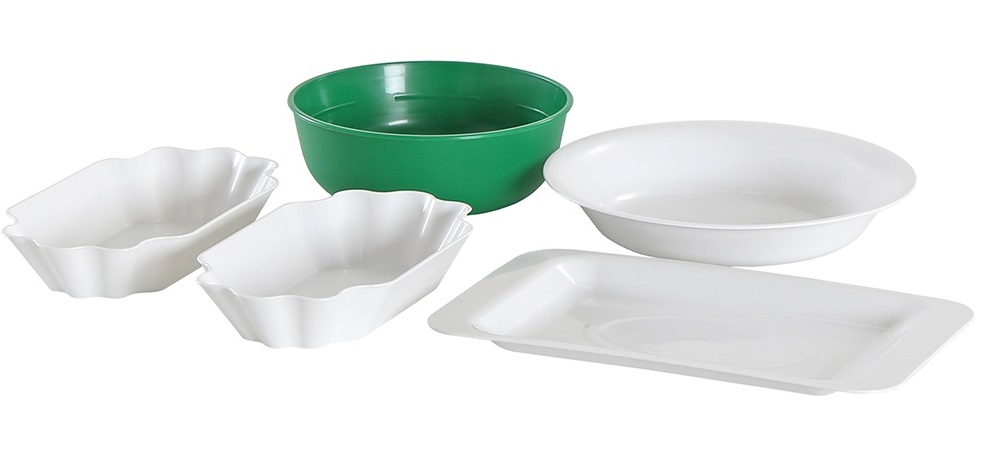 Duurzaam herbruikbaar servies van Transoplast