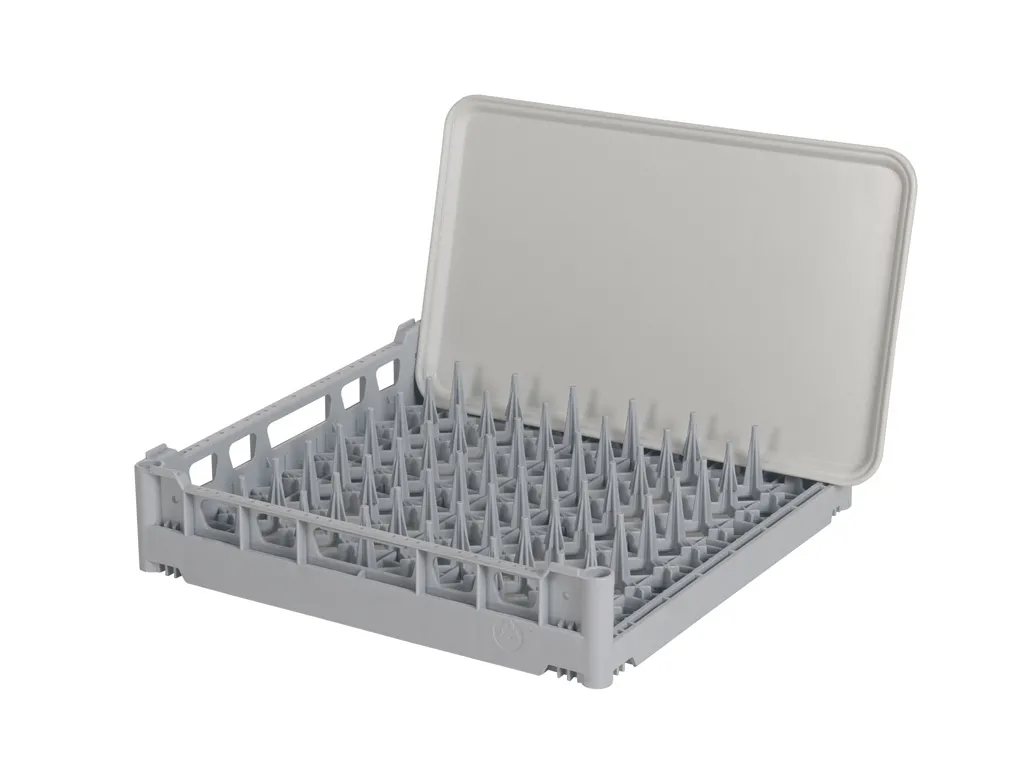 Dienbladkorf 500 x 500 mm met open bodem – vaatwaskorf voor dienbladen