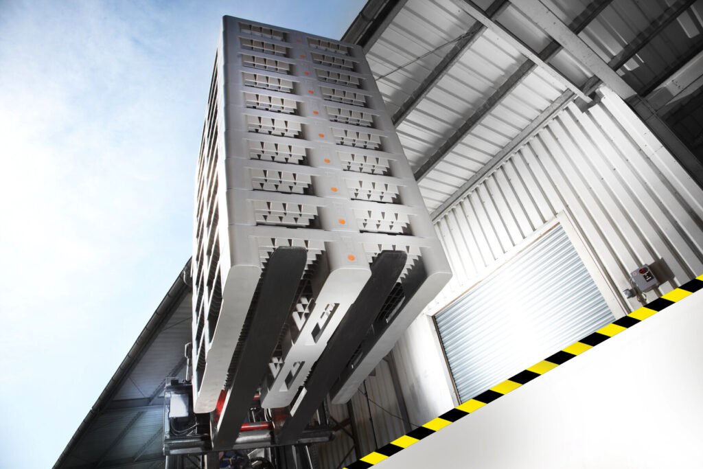 Coloured H1 pallets – smart solution for transport and storage logistics