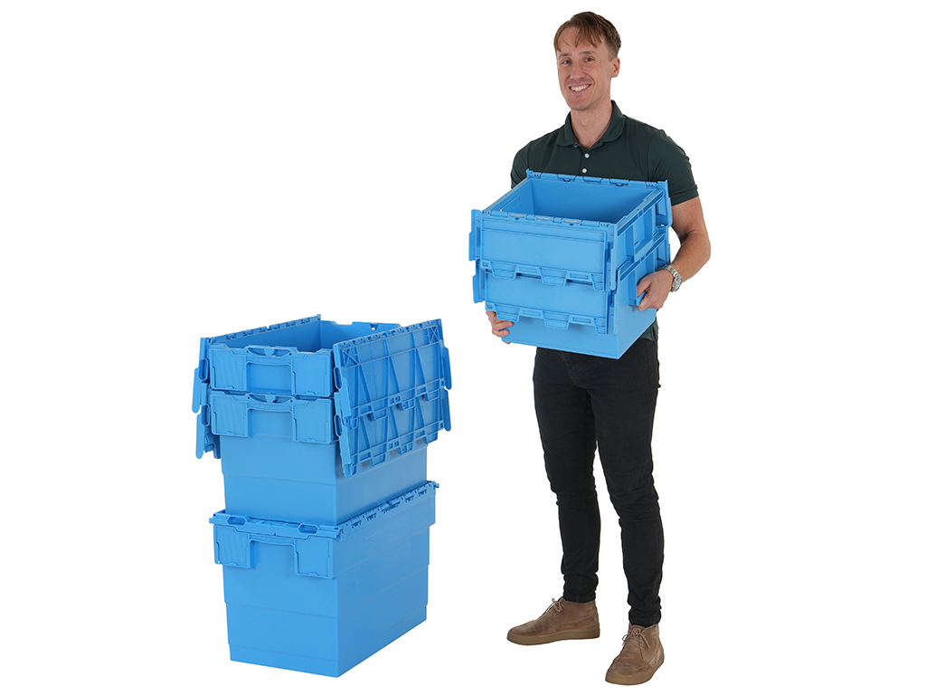 Integra Distributionsbehälter stapel-nestbar von Transoplast