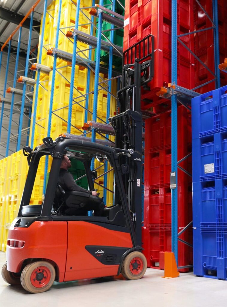 Große Farbauswahl für eine effiziente Logistik