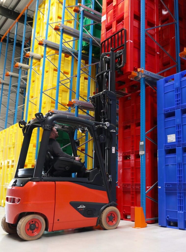 Große Farbauswahl für eine effiziente Logistik